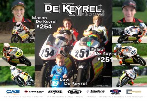 Kaleb & Mason De Keyrel Racing Poster 2011