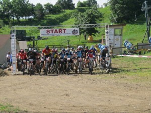 Kaleb at start line